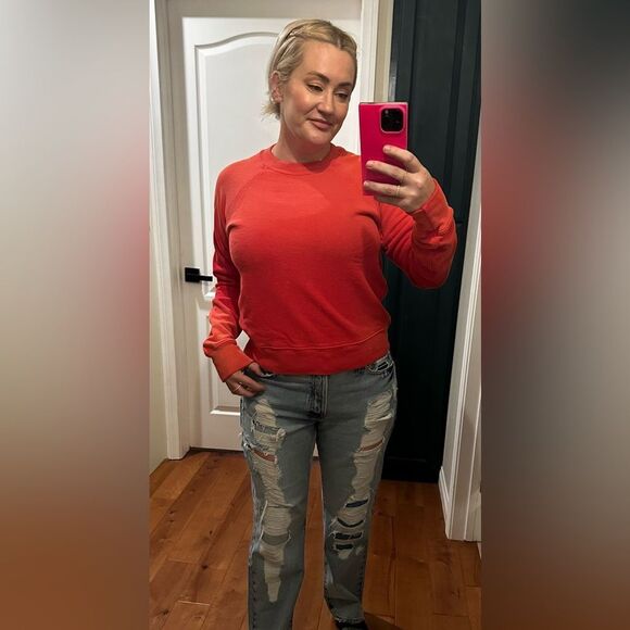 FRAME Le Slouch Low Rise, Straight Destructed Denim - NWT - size 30 - Picture 7 of 16